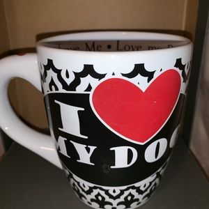 I Love My Dog coffee mug